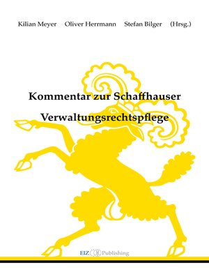 cover image of Kommentar zur Schaffhauser Verwaltungsrechtspflege